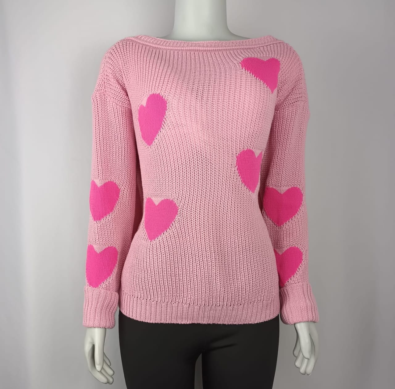 Blusa coração grande